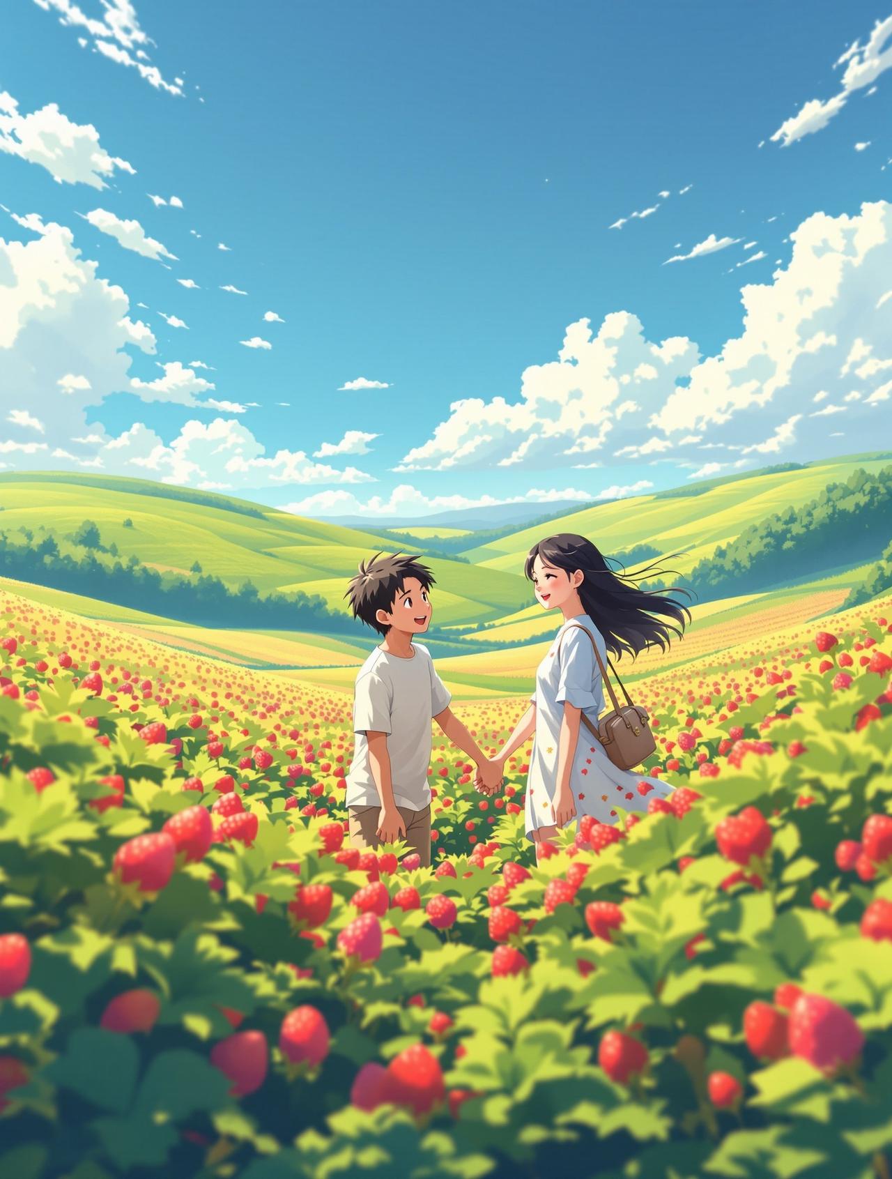 腐漫剧《草莓味的夏天》封面 - 校园初恋